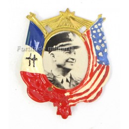 French patriotic badge