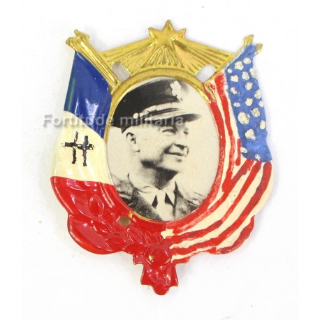 French patriotic badge