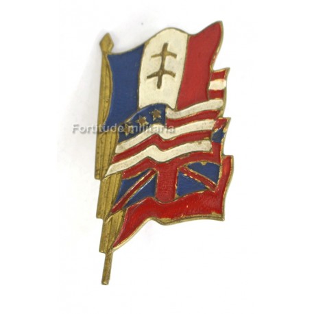 French patriotic badge