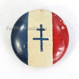 French patriotic badge