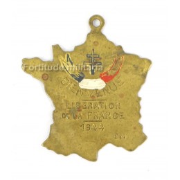 French patriotic badge