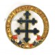 French patriotic badge