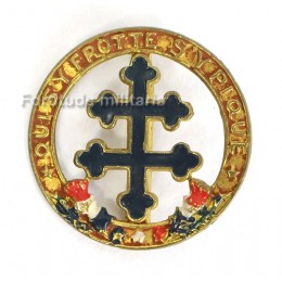 French patriotic badge