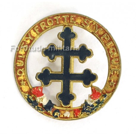 French patriotic badge