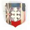 French patriotic badge