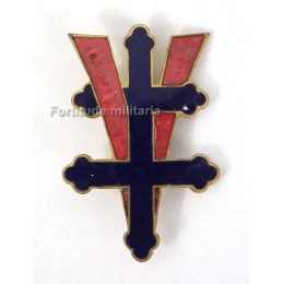 French patriotic badge