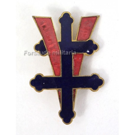 French patriotic badge