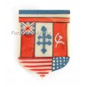 French patriotic badge