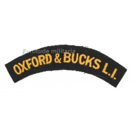 "Ox and Bucks" shoulder title